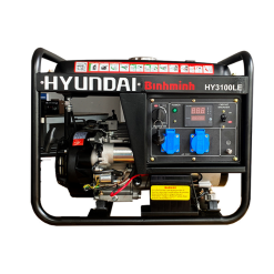 Máy Phát Điện Chạy Xăng 2.5KVA-2.8KVA Hyundai HY3100LE